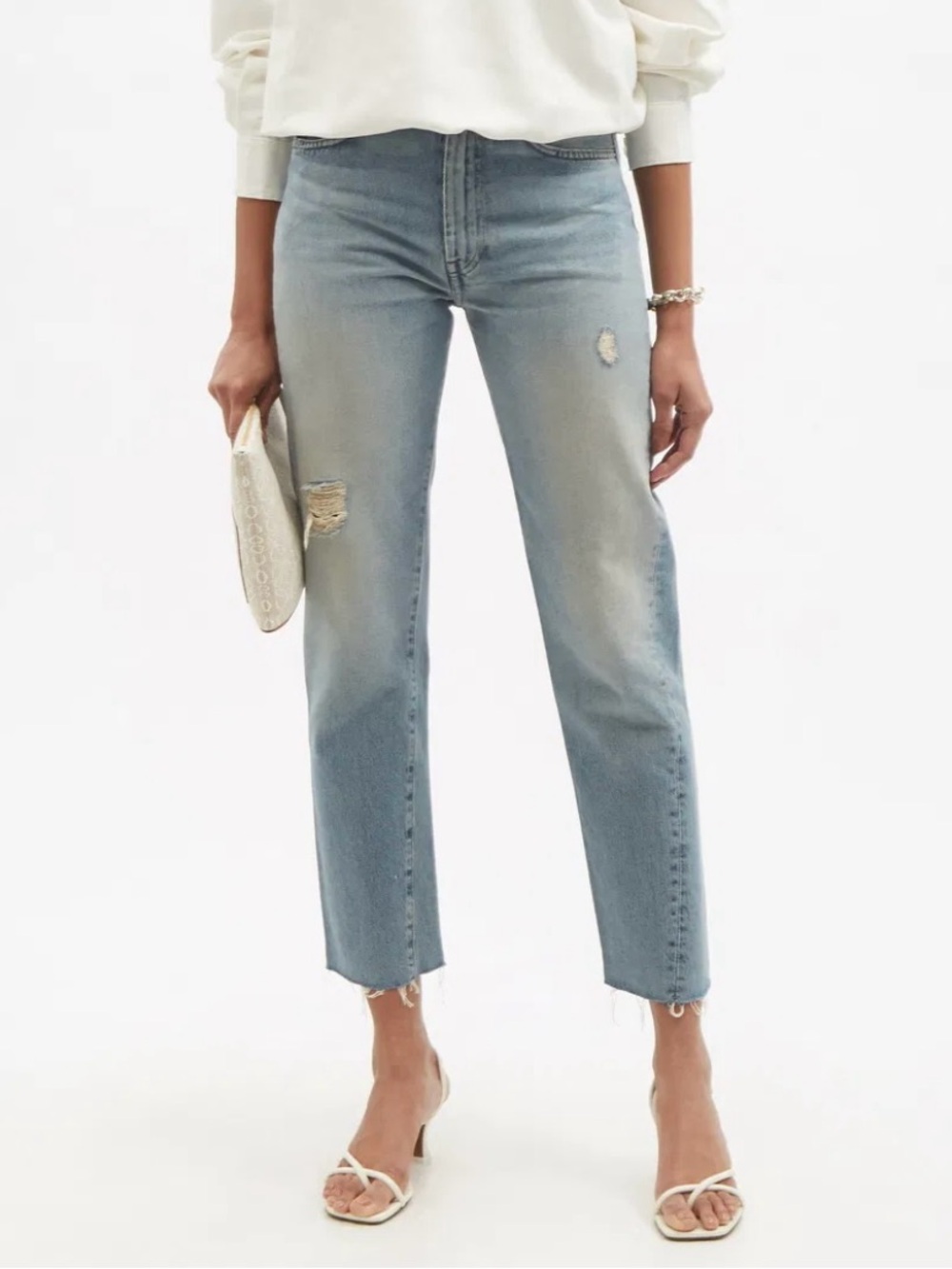 Toteme twisted seam straight leg jeans